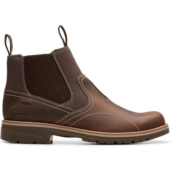 Clarks Men's Morris Easy Waterproof Ankle Boot, Beeswax Leather, 9.5 - Picture 2 of 7